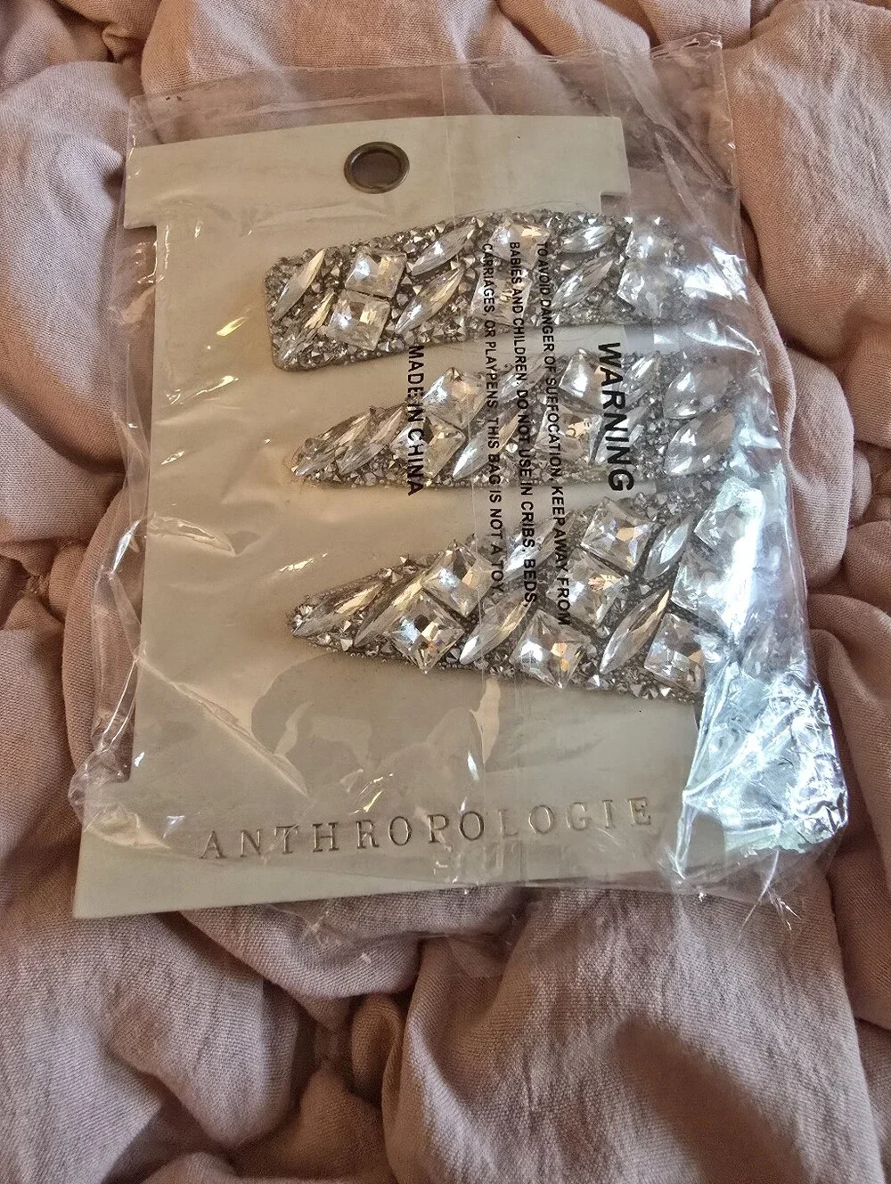 Anthropologie Cosmic Rock Hair Clips